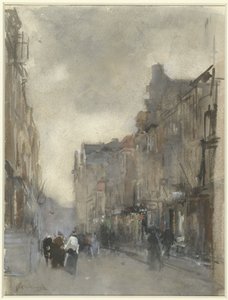 Vue de rue à La Haye - Floris Arntzenius (signed by artist)