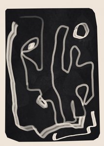 Ligne de contour abstraite - Flow Line