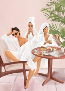 Un brunch chic au spa