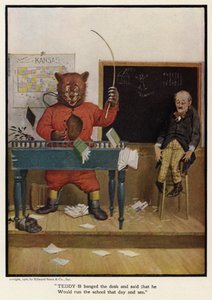 Teddy - B a frappé sur le bureau et a dit qu
