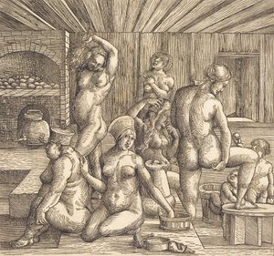 Bain des femmes, c. 1505-1510 - Follower of Albrecht Durer