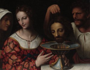 Salomé avec la tête de Saint Jean-Baptiste - Follower of Bernardino Luini