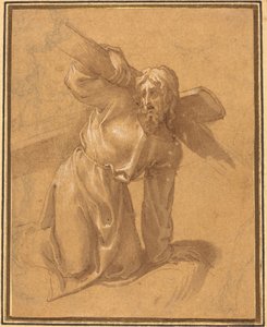 Christ tombant sous la croix - Follower of Francesco Salviati