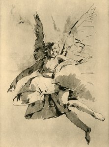 Ange en Vol, 18ème siècle, 1928 - Follower of Tiepolo