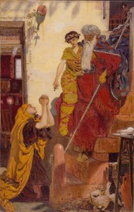 Élie et le fils de la veuve - Ford Madox Brown