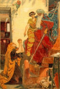 Élie et le fils de la veuve - Ford Madox Brown