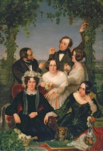 Groupe familial (La famille Bromley) 1844 - Ford Madox Brown