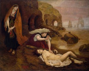 La découverte de Don Juan par Haidee - Ford Madox Brown