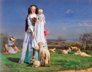 Les jolis agneaux, 1859 - Ford Madox Brown