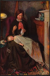 En attente : Un foyer anglais de 1854-1855, 1855 - Ford Madox Brown