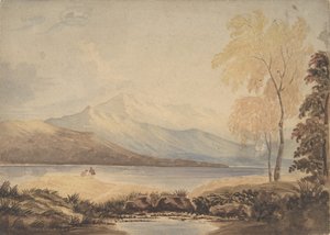 Paysage du Lake District, début du 19e siècle