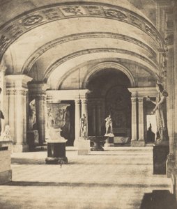 Salon des Caryatides, Louvre, vers 1851