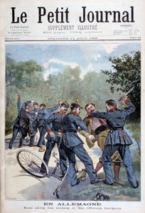 Une bagarre entre soldats allemands et officiers bavarois, Allemagne