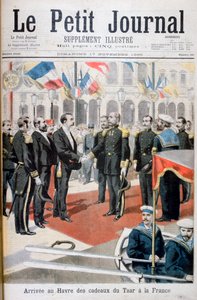 Arrivée au Havre des cadeaux du tsar en France, 1895 - Fortuné Méaulle