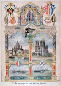 Message de nos amis russes, 1896 - Fortuné Méaulle