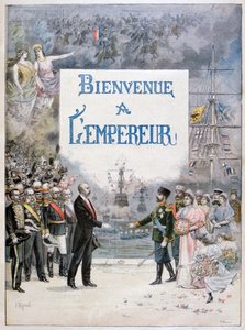 Nicolas II de Russie et Félix Faure, Président de la République française, 1896 - Fortuné Méaulle