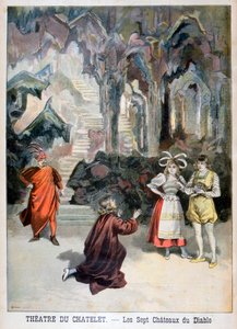 Représentation de Les Sept Châteaux du Diable, Théâtre du Châtelet, Paris, 1896