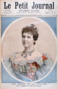 Portrait de la reine Amélie du Portugal, 1896 - Fortuné Méaulle