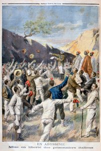 Libération des prisonniers italiens, Abyssinie, 1896 - Fortuné Méaulle