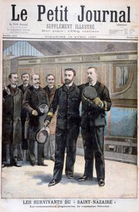 Survivants de la Ville de Saint Nazaire, Commandant Jagueneau et Capitaine Nicolai, 1897 - Fortuné Méaulle