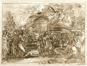 Le mensonge est la cause de tout mal (recto); Une allégorie de la vérité et du mensonge (verso) - Fortunato Duranti