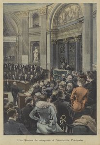 Séance de réception à l