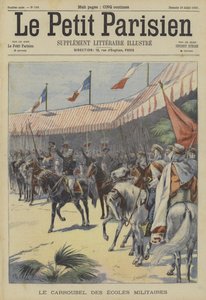 Parade de cavalerie des académies militaires françaises