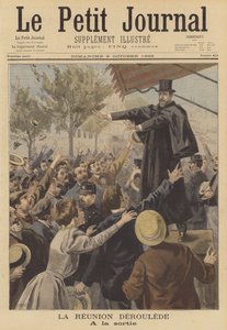 Paul Deroulède, politicien nationaliste français, faisant un discours - Fortune Louis Meaulle