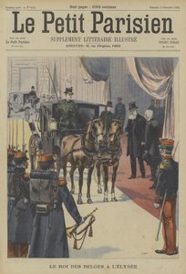 Léopold II, roi des Belges, au palais de l