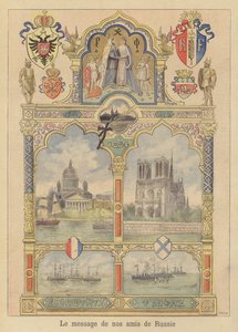 Message de bonne volonté de la ville de Saint-Pétersbourg à la France