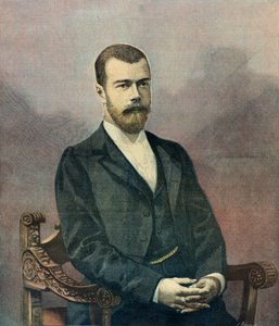 Portrait du tsar Nicolas 2 en 1896 (Gravure)