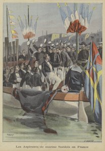 Aspirants de la marine suédoise en France