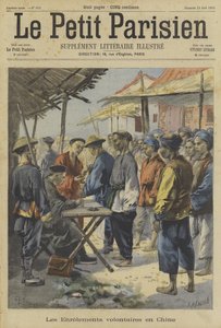 La révolte des Boxers : enrôlement de volontaires en Chine