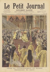 Le couronnement du tsar Nicolas II et de la tsarine Alexandra de Russie