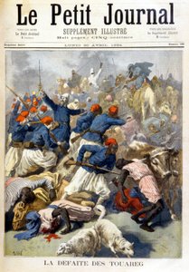 La défaite des Touaregs - dans "Le Petit Journal" du 30/04/1894 - Fortune Louis Meaulle
