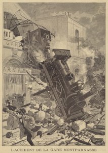 Accident de train à la Gare Montparnasse