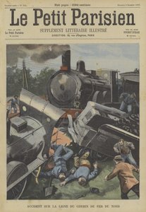 Accident de train sur le Chemin de Fer du Nord, France - Fortune Louis Meaulle