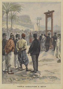 Triple exécution à Sétif, Algérie