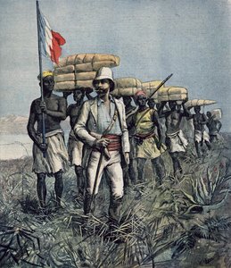 Lieutenant Mizon (1853-99) lors de sa mission d
