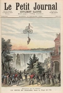 Artistes du Théâtre de la Gaîté aux chutes du Niagara, de 
