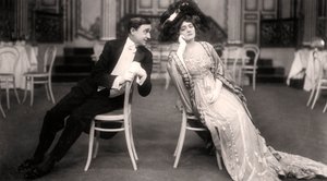 Lily Elsie et Joseph Coyne dans La Veuve Joyeuse, 1907