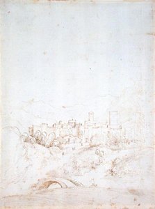 Une ville colline italienne (recto) - Fra Bartolomeo