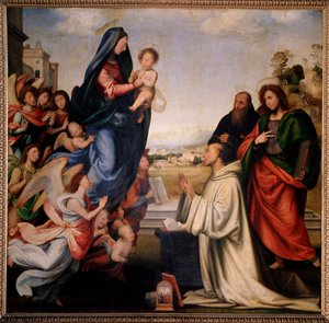 Apparition de la Vierge à Saint Bernard de Clairvaux