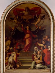 Notre-Dame de la Miséricorde, par Bartolomeo della Porta dit Fra Bartolomeo - Fra (1472 1517) Bartolomeo