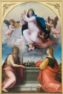 Assomption avec Saint Jean-Baptiste et Sainte Catherine d