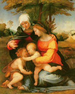 Madone et Enfant : Sainte Élisabeth et le jeune Saint Jean-Baptiste - Fra Bartolomeo