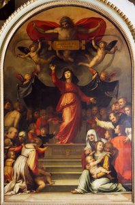 Notre-Dame de la Miséricorde, par Bartolomeo della Porta, connu sous le nom de Fra Bartolomeo (1472-1517) - Fra (1472 1517) Bartolomeo