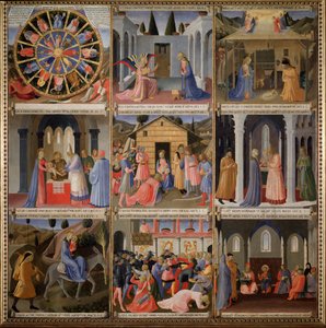Armadio degli Argenti : Vie du Christ - Fra  Angelico