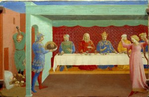La décollation de Saint Jean-Baptiste au banquet d