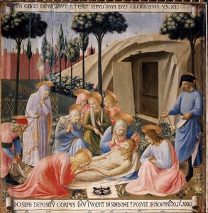 La déposition. Vie du Christ, Armadio degli Argenti - Fra  Angelico